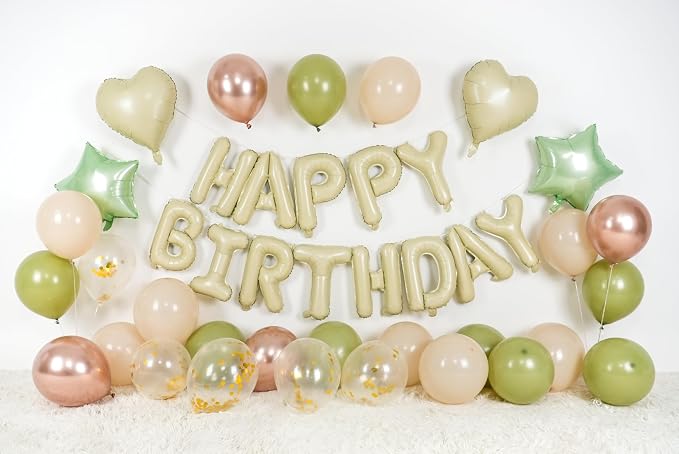 Sage Green Birthday Decorations - Image 4