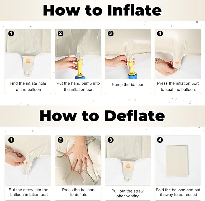 Giant Alphabet C Foil Balloons, Nude Cream White Custom Mylar Letters Balloon - Image 7