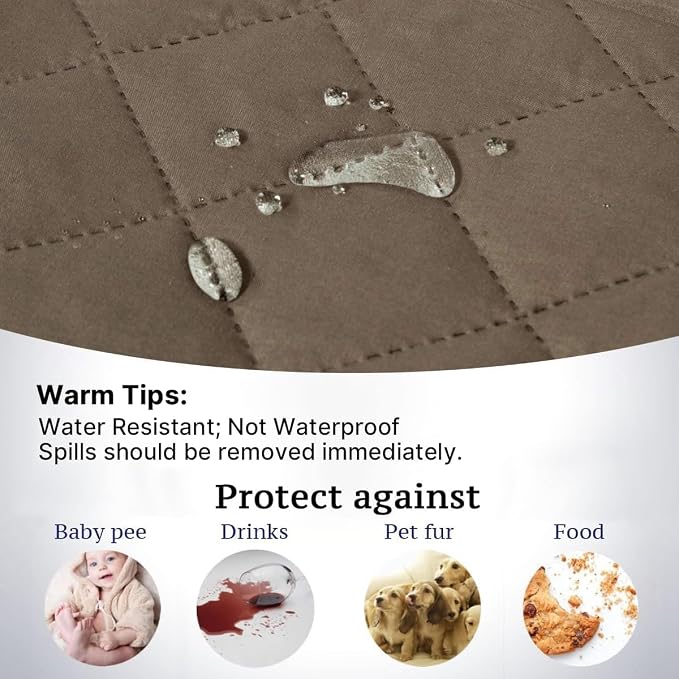 H.VERSAILTEX Reversible Loveseat Cover Water Resistant Furniture Protector - Image 5