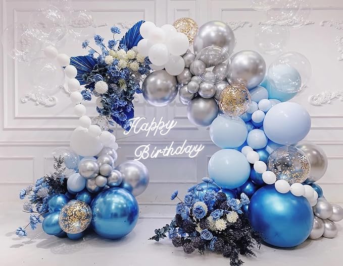 Clear Balloons 18 Inch 24 Pack Matte Helium Latex Round Balloons - Image 3