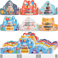ARTLYMERS Birthday Crowns for Kids, 30 Pack Assorted Designs Paper Crowns by ARTLYMERS