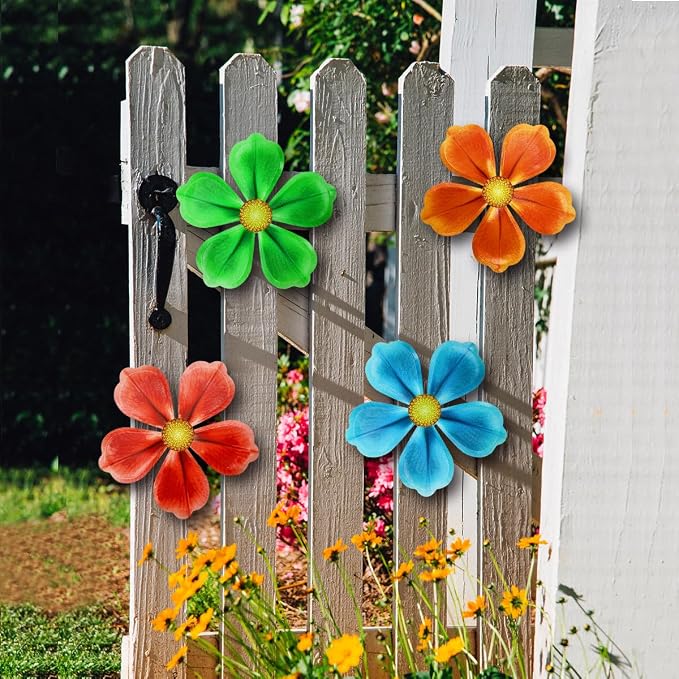 Giyyomtr Metal Flowers Wall Decor - Image 2