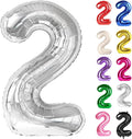 Sliver Number 2 Balloon 40 Inch by IWERP
