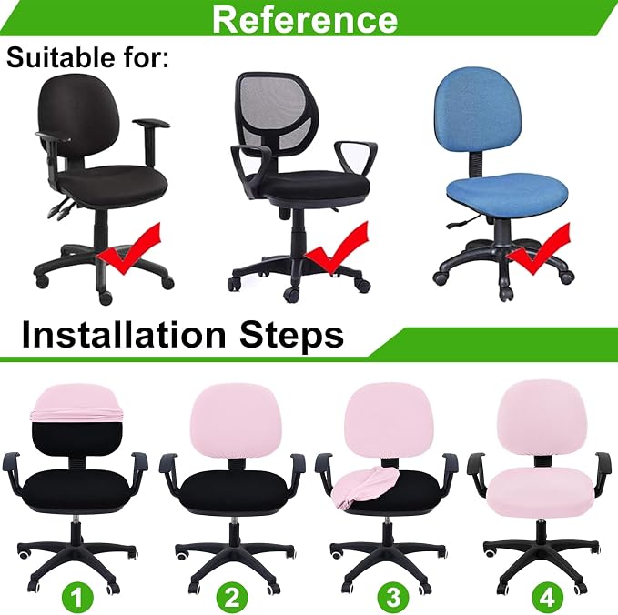 Smiry Office Computer Chair Covers - Image 6