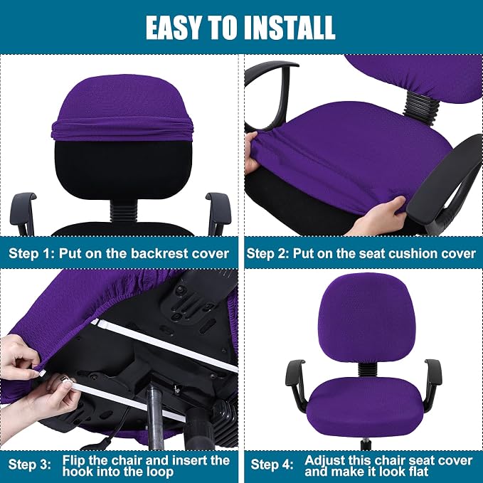 Smiry Office Computer Chair Covers - Image 7