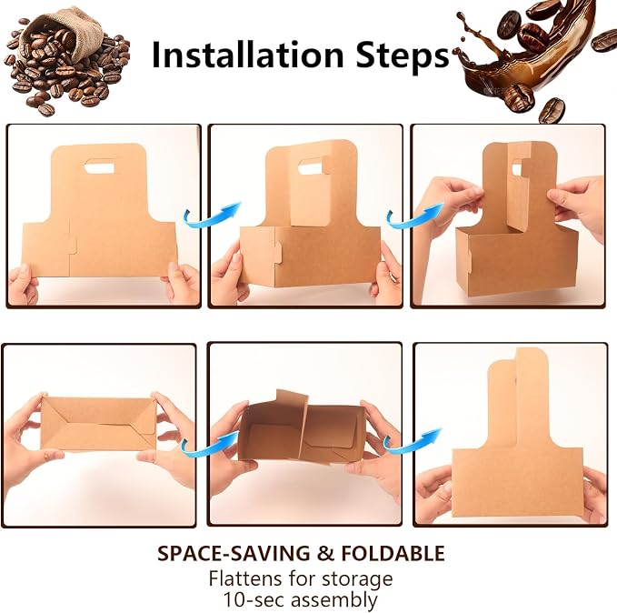 100 Pack 2-Cup/4-Cup Drink Carrier - Image 5
