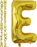 VHUWE 40 inch Gold Letter E Balloon, Big Size Alphabet Foil Mylar Helium by VHUWE
