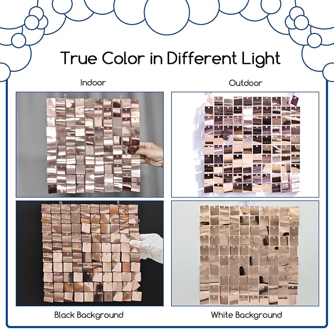 COKAOBE LiteGrid Series Shimmer Wall Backdrop - Image 4