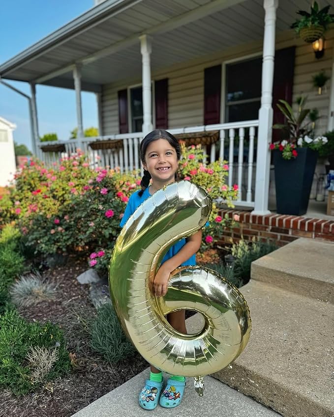 40 Inch Light Gold Number 2 Balloon, Champagne Birthday Party Decorations | 40 - Image 9
