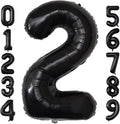 Number Balloons Black Party Balloon by United-UnicornsParty