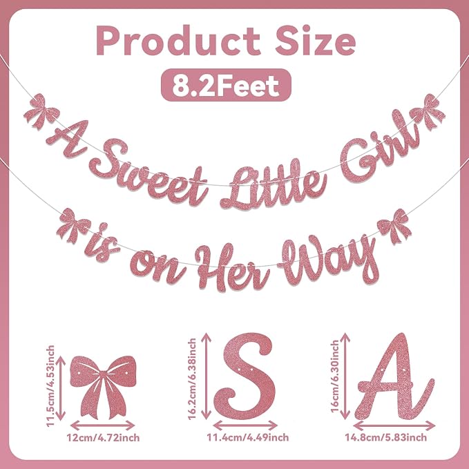 A Sweet Little Girl is on Her Way Banner - Image 2