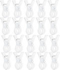 Balloon Arch Clips, 20 Pack 3.5 Inch Transparent Plastic Clips by Kreapa