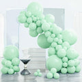 PartyWoo Light Green Balloons 140pcs Mint Pastel Peppermin Green Color | 18 12 by PartyWoo
