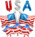 8 Pcs 4th of July Balloons American Flag Star Balloons USA Balloon Red White by Unknown