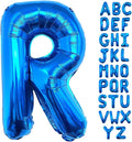 Lovoir 40 Inch Large Blue Letter R Balloons Big Size Jumbo Mylar Foil Helium by Lovoir