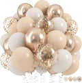 Beige and Champagne Gold Balloon Set by HILAVO