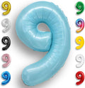 Candy Blue Number Balloon 9 Mylar Foil Balloons 16 Inch by Unknown