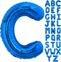 Blue Letter C Balloon, C Balloons Letter by BBPOOL