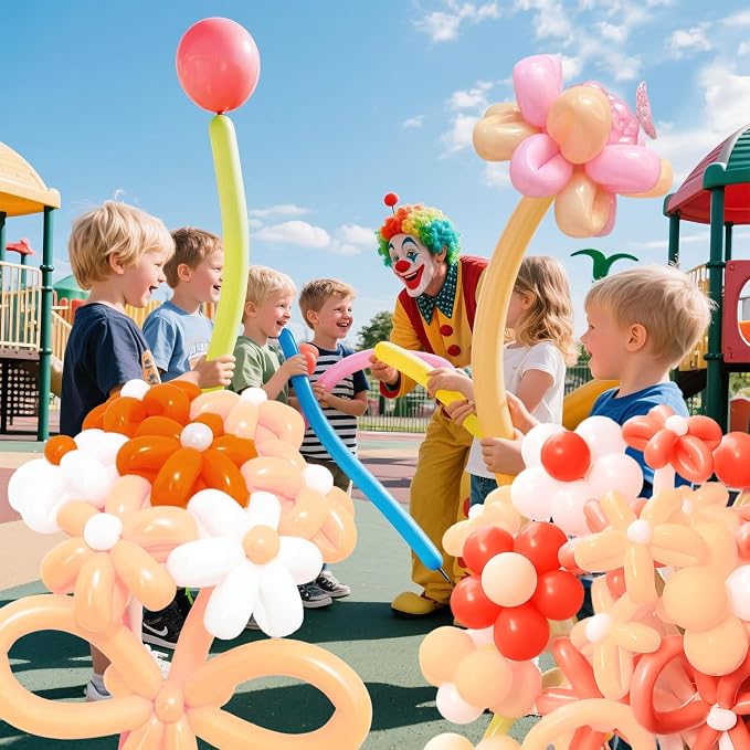 Nude Long Balloons Premium 260 Twisting Animals Magic Balloons - Image 7