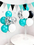 Teal Black Graduation Party Decorations/Turquoise Teal Black Graduation by Unknown