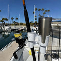 Patented Clamp On Boat Cup Holder |Multifunction Dual Drink Caddy by RoboCup