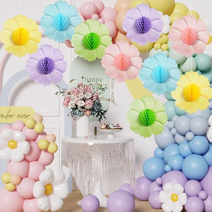 zilue Pastel Party Decorations Paper Flowers Decorations - Image 6