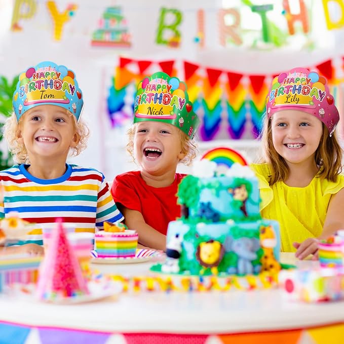 Yunsailing 36 Pcs Happy Birthday Crowns - Image 6