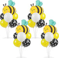 4 Sets Bee Baby Shower Party Balloons Stand Kit by Naozinebi