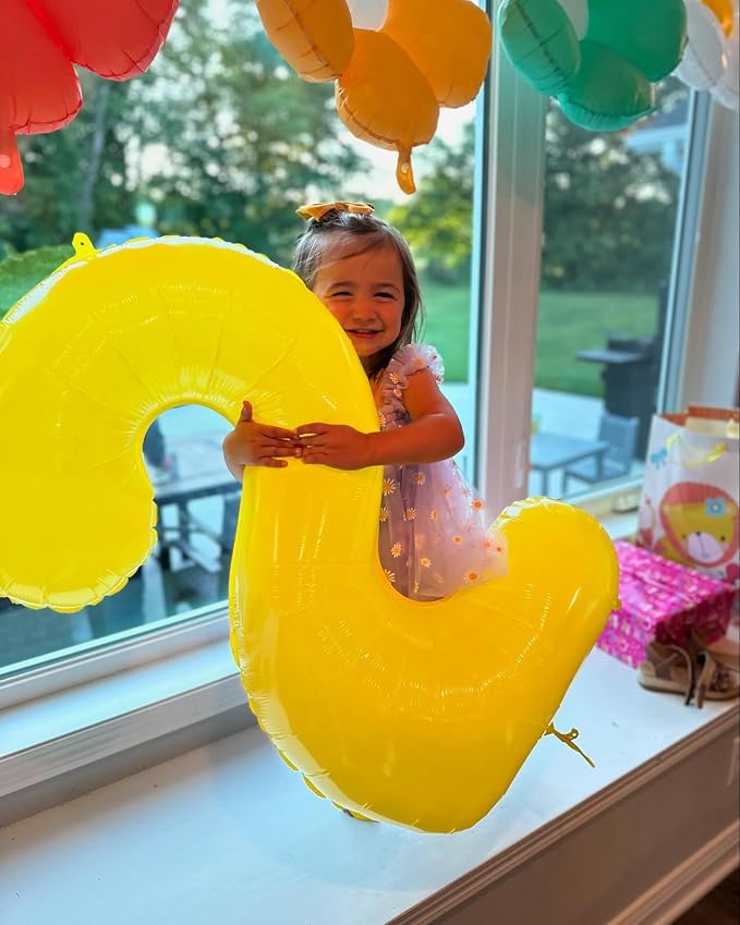 Yellow Number 6 Balloon 40 Inch - Image 8