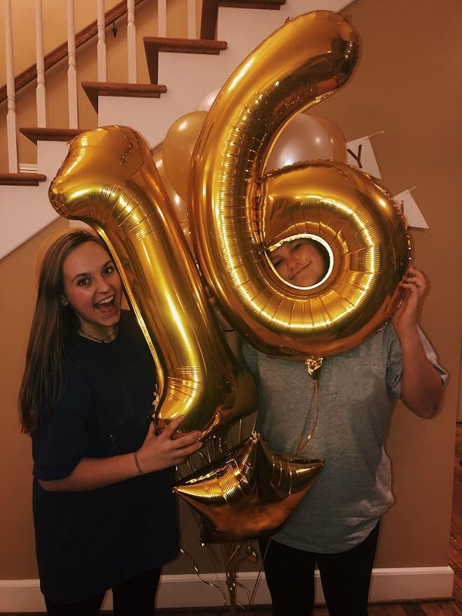 Number 13 Balloons 40 Inch for 13 31 Birthday Party Decorations, - Image 3