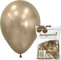 Sempertex Silk Gold Balloons, 11 Inch, vibrant color, by Sempertex