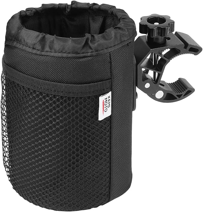 KEMIMOTO Motorcycle Cup Holder, Oxford Fabric Motorcycle Drink Holder by kemimoto