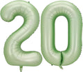 Sage Green Number 20 Balloon, 20 Balloon by BBPOOL