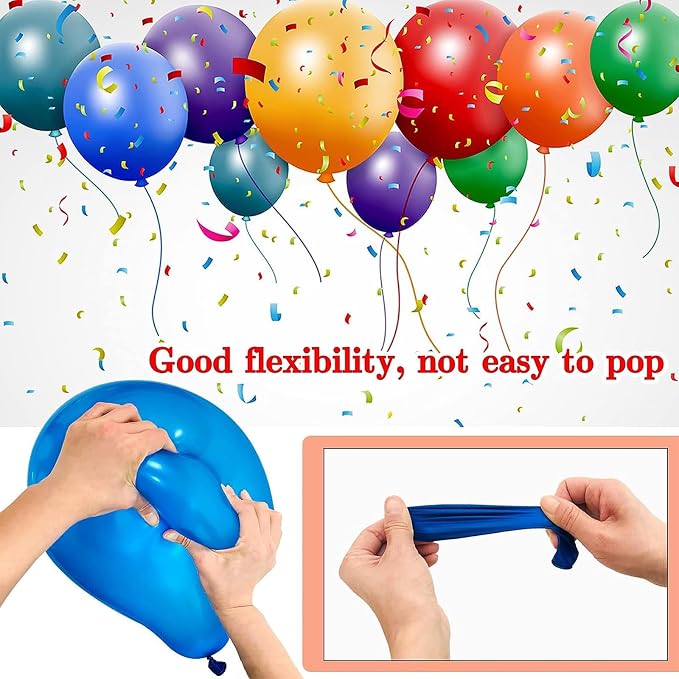 68Pcs Blue and White Balloons Kit 12 Inch, Baby Shower, Graduation Decorations - Image 3