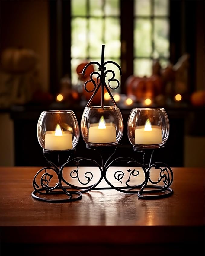Homemory 24pcs Flameless LED Tea Lights with Remote & Timer, 400+Hours Realistic Flickering Battery Candles for Seasonal, Tabletop, and Centerpieces Decor