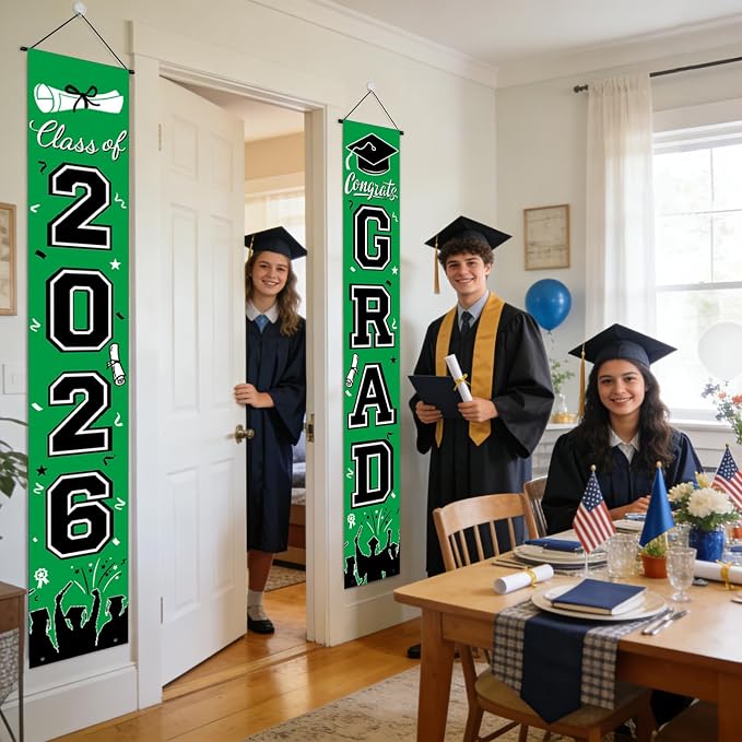 Graduation Decorations 2026, Graduation Banner Class of 2026, Congrats Grad - Image 6
