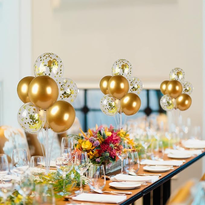 10 Sets of Balloon Stands for Table Balloon Stand Allowing Balloons To Float - Image 4
