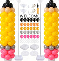 Gejoy 2 Sets Back to School Balloon Arch Kit Pencil Shape 6.5 ft Adjustable by Gejoy