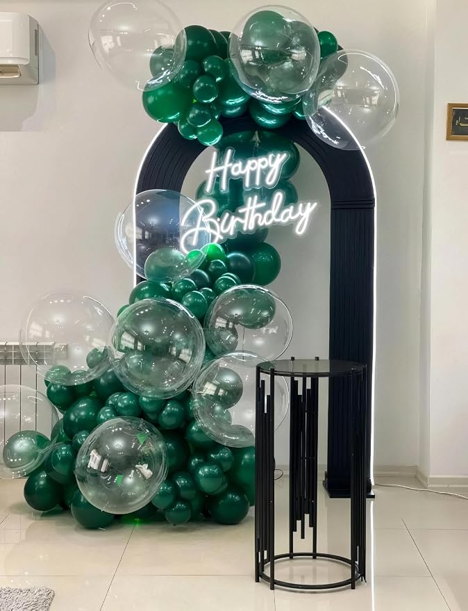 Dark Green Balloons, Forest Green Balloons - Image 3