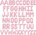 52 Pcs Pink Letter Balloons 16 Inch Mylar Foil Alphabet Letters 2 Sets A- Z by Togvu