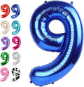 Navy Blue Number 9 Balloon 40 inch, 9th Birthday Party Balloons Decorations | by Upgesy