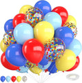 Red Blue Yellow Balloons, 12 Inch Maca Blue Navy Red Yellow Balloons and by FEYG