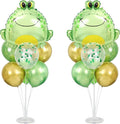 Frog Balloons Centerpieces for Tables 2 Sets, Frog Birthday Party Decorations by ZyloonDecoration