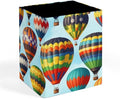 Pencil Pen Holder Hot Air Balloon Sky Cartoon Leather Pen Container Desk by Unknown