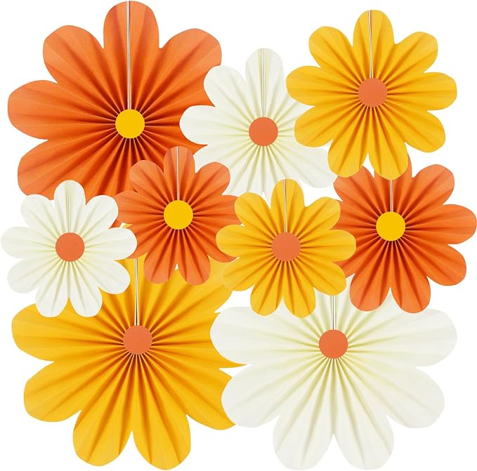 zilue Paper Fans Party Decorations Paper Flowers Decorations by zilue