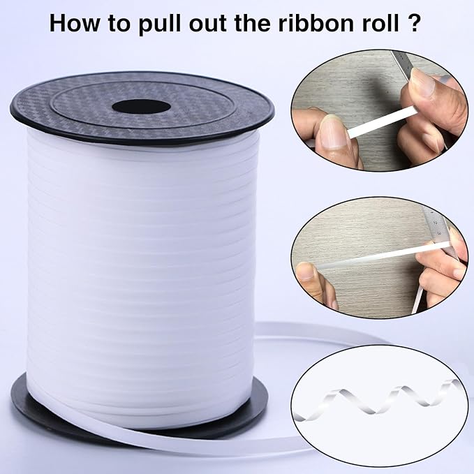 Crimped Curling Ribbon，500 Yard，1/5" - Image 4