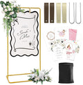 Wedding Welcome Sign Stand, Welcome to our Wedding Sign Holder, Linen Sign Stand by Victawks