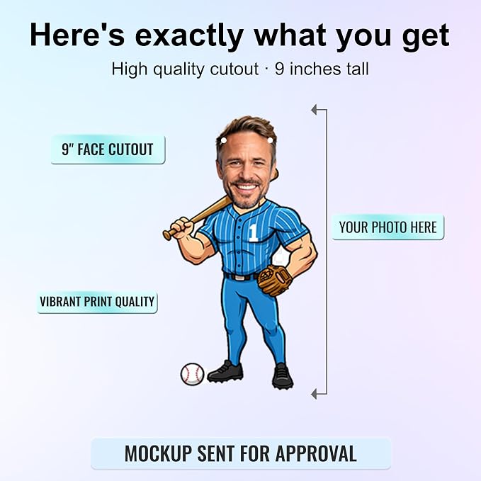 Bleu Reign Custom Hanging Face Banner – Personalized Photo Party Decor | We - Image 2