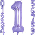 Purple Number 1 Balloon 40 Inch, Big Large Foil Helium Number Balloons by AIQINHU