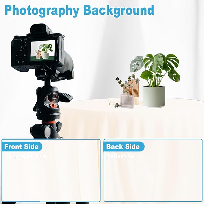 Ivory Photography Backdrop for Photoshoot, 7x10 FT | Versatile Studio Photo - Image 2